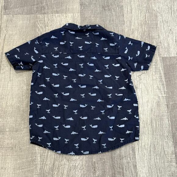 Adorable‎ Boys 24 Month Navy Blue Whale Polo - Picture 3 of 3